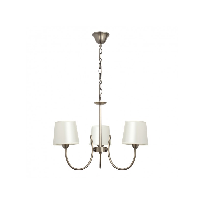 Lámpara Guadalajara 3xE14 cuero Fabrilamp